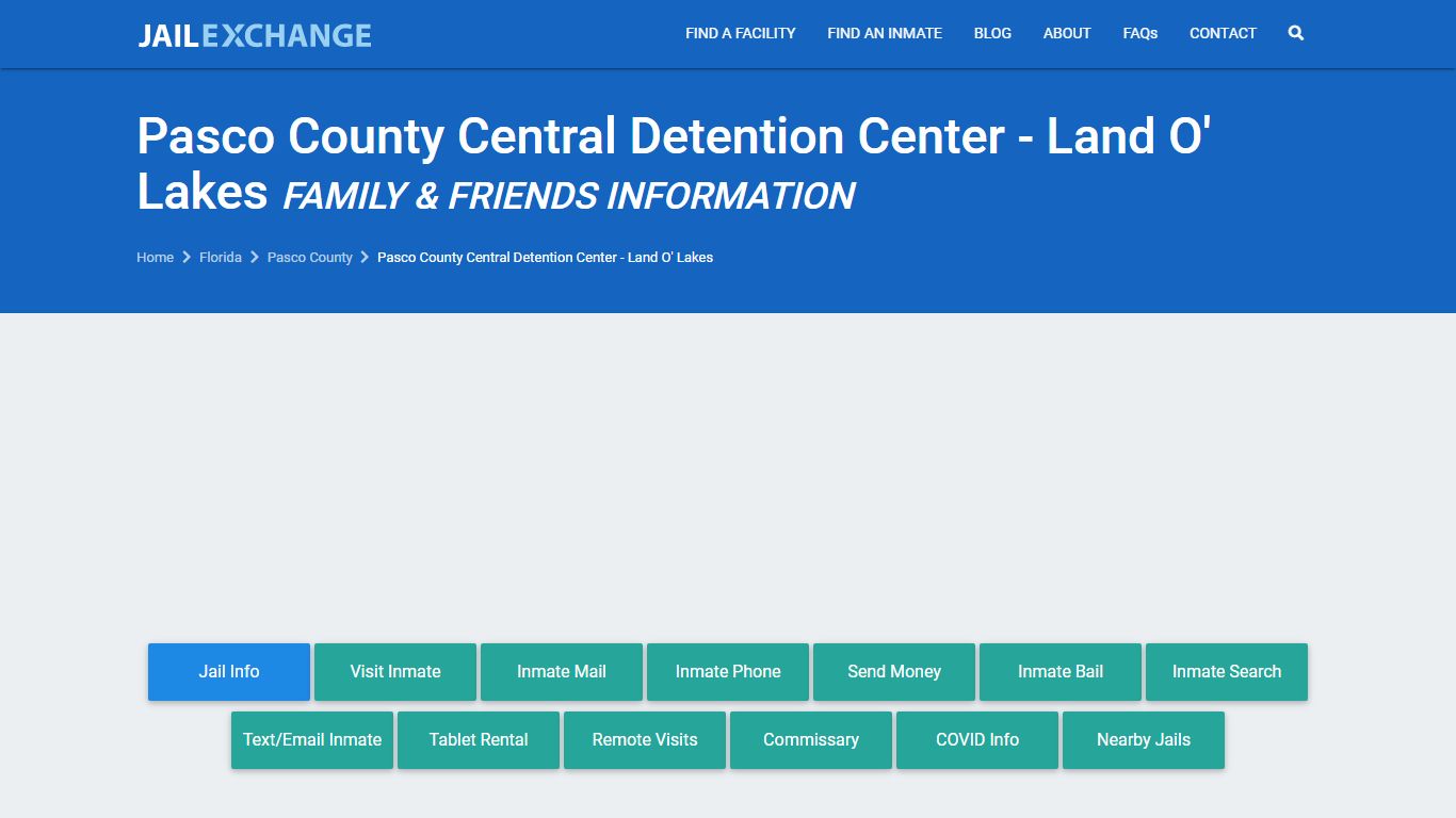 Pasco County Central Detention Center - Land O' Lakes ...